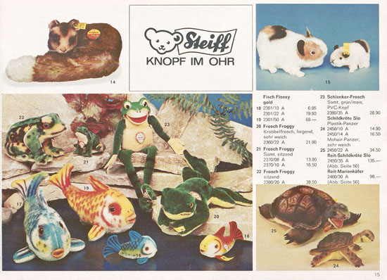 Margarete Steiff Katalog 1973