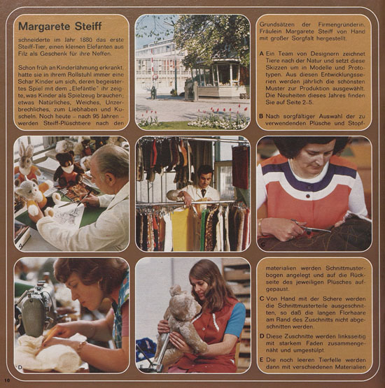 Margarete Steiff Katalog 1976
