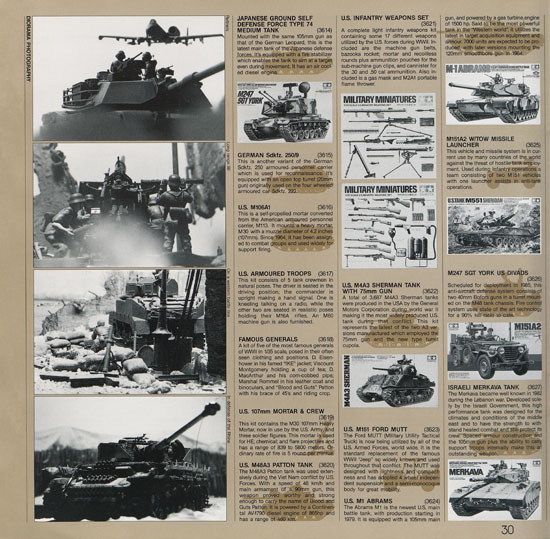 Tamiya Katalog 1985