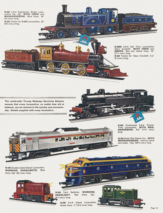 Tri-ang catalog Railways and Motorways 1964