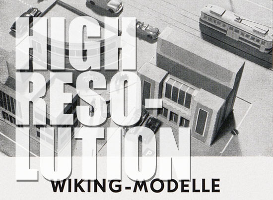 Wiking-Modelle 1954, Wiking Modellbau Kataloge, Preisliste 1954, Bildpreisliste 1954, Verkehrsmodelle 1954