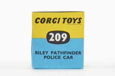Corgi Toys 209 Riley Pathfinder Police Car OVP