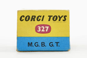 Corgi Toys 327 M.G.B. GT OVP