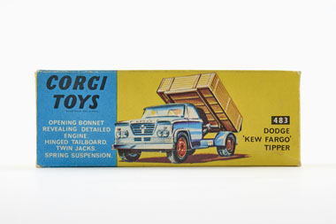 Corgi Toys 483 Dodge Kew Fargo Tipper OVP