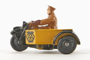 Dinky Toys 44 B Motorrad mit Beiwagen AA Patrol