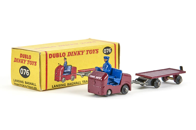 Dinky Toys 76 Lansing Bagnall Tractor and Trailer