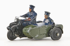 Dinky Toys 42 B Police Motorcycle Patrol