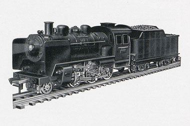 Fleischmann Nr. 1355 Amerikanische Personenzug-Lokomotive Mogul Spur H0 