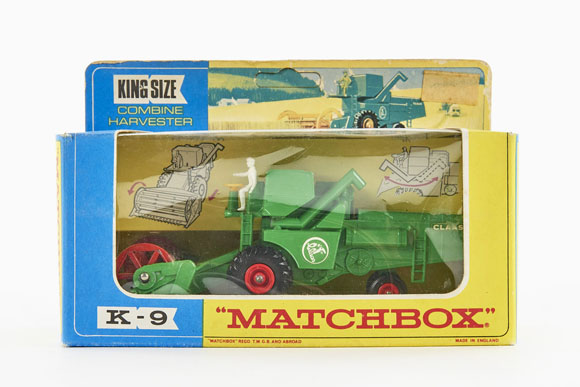 Matchbox King Size K-9 Claas Combine Harvester OVP