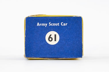 Matchbox 61 Army Scout car OVP