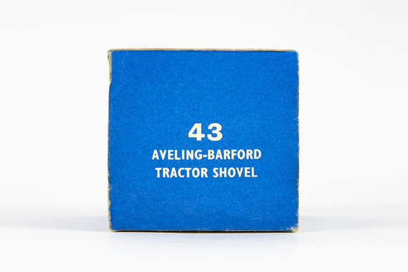 Matchbox 43 Aveling-Barford Tractor Shovel OVP