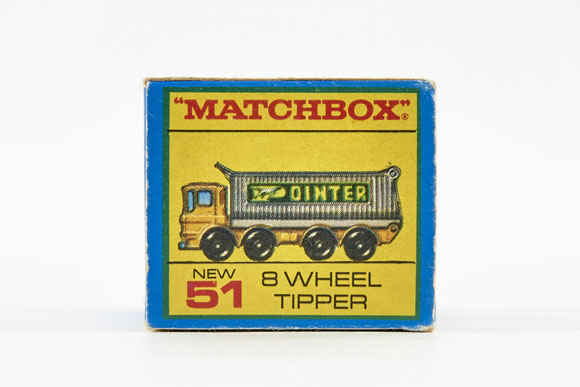 Matchbox 51 8 Wheel Tipper OVP