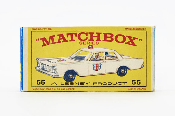 Matchbox 55 Ford Galaxie Police Car OVP