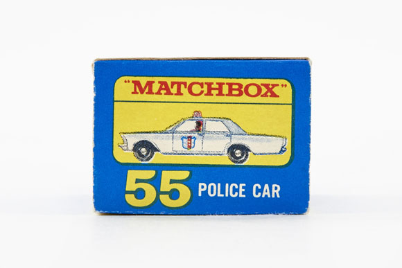 Matchbox 55 Ford Galaxie Police Car OVP