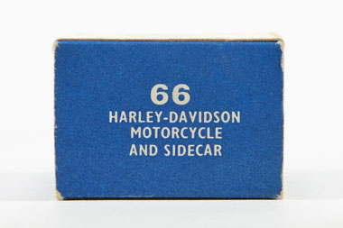 Matchbox 66 Harley Davidson Motorcycle and Sidecar OVP