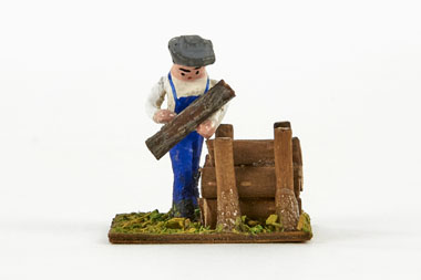 Preiser Figur Nr. 412 Holzarbeiter
