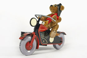 Tucher & Walther 10081 Motorrad mit Beiwagen und Hermann Teddy
