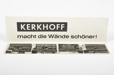 Werbeeinlage der Firma Kerkhoff