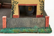 Modellhaus aus Holz im Koallick-Stil Diorama Fabrik Stolte & Co