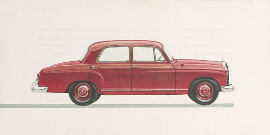 Prospekt Mercedes Benz Personenwagen 1959