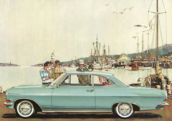 Prospekt Opel Rekord Coupé 1967