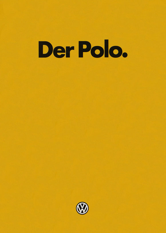 Broschüre VW Polo 1984