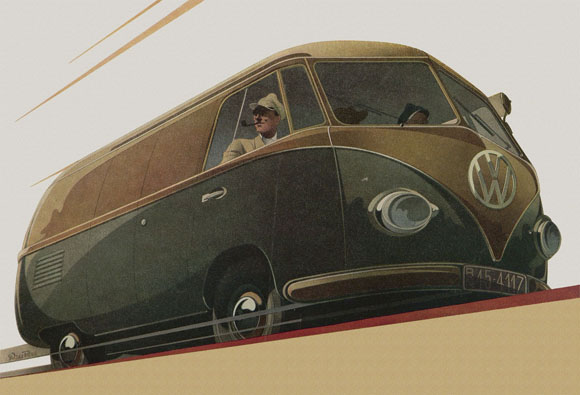 Prospekt Volkswagen Transporter 1952