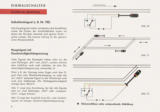 BRAWA Lichtsignale Katalog 1965