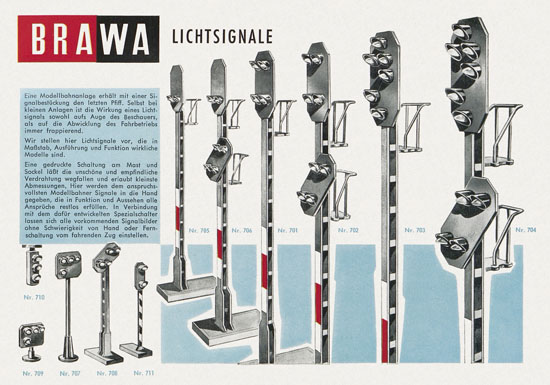 BRAWA Lichtsignale Katalog 1965