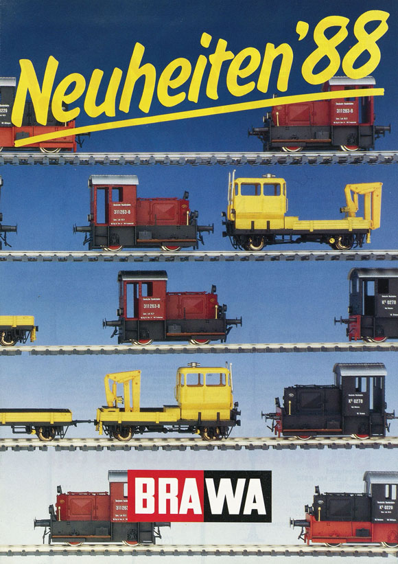 Brawa Faltblatt Neuheiten 1988