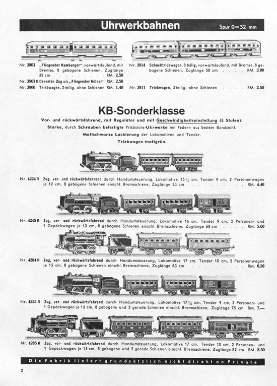 Karl Bub Spielwarenfabrik Nürnberg Katalog 1939