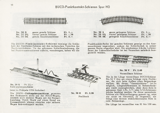 Buco Katalog 1955-1956