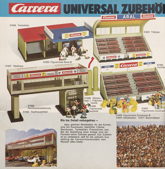 Carrera Autorennbahn Katalog 1975-1976