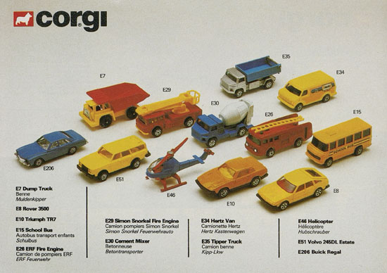 Corgi Toys Katalog 1983