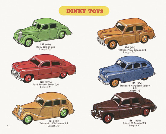 conrad-antiquario Katalogarchiv Dinky Toys catalogue 1954