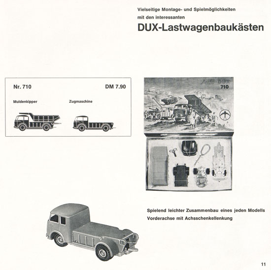 DUX Modellbau Katalog 1964