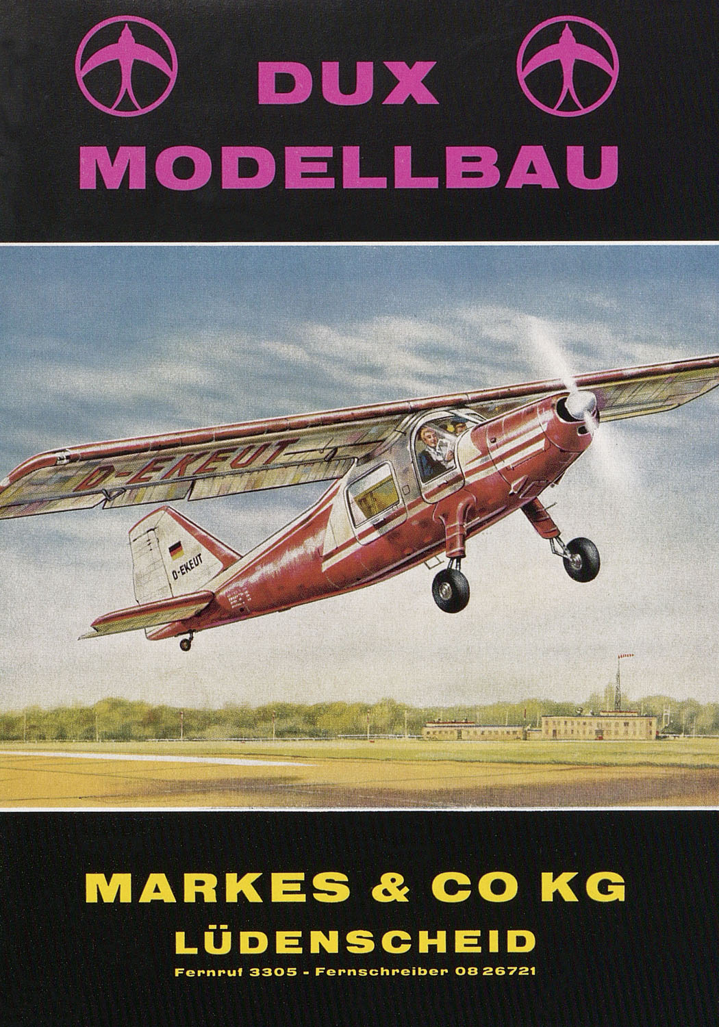 DUX Modellbau Flugmodelle Katalog 1960