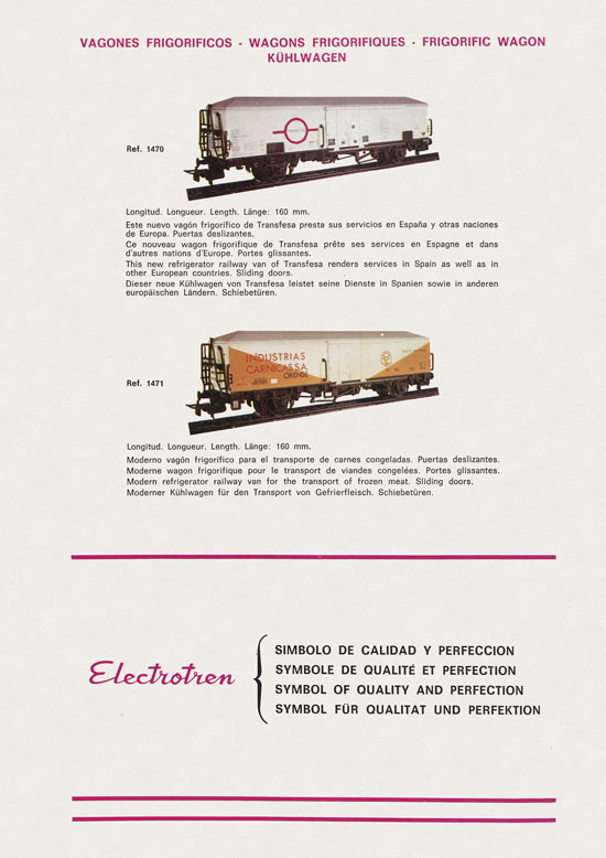 Electrotren Katalog 1976