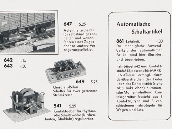 Faller Katalog 1954