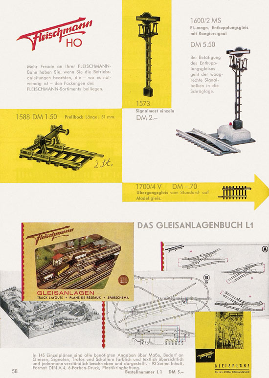 Fleischmann Katalog H0 1962-1963