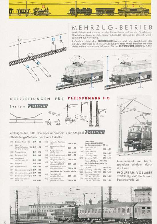 Fleischmann Katalog Modelleisenbahn Auto-Ralley 1968-1969