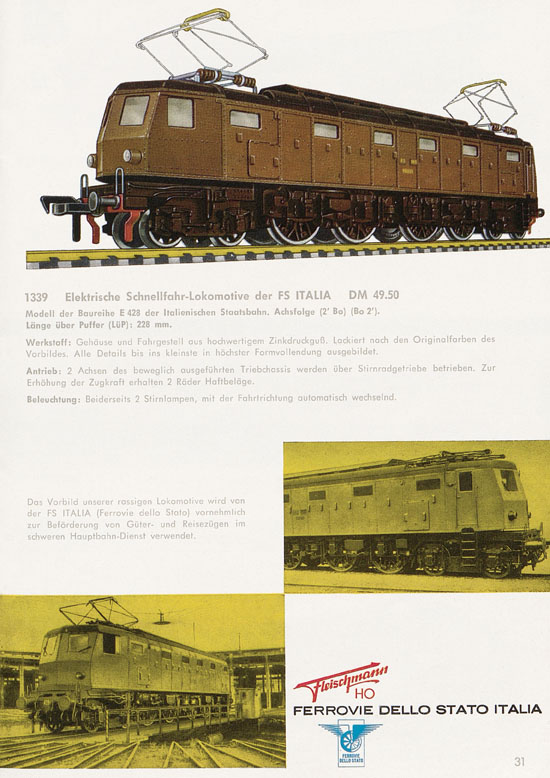 Fleischmann Katalog H0 1963-1964