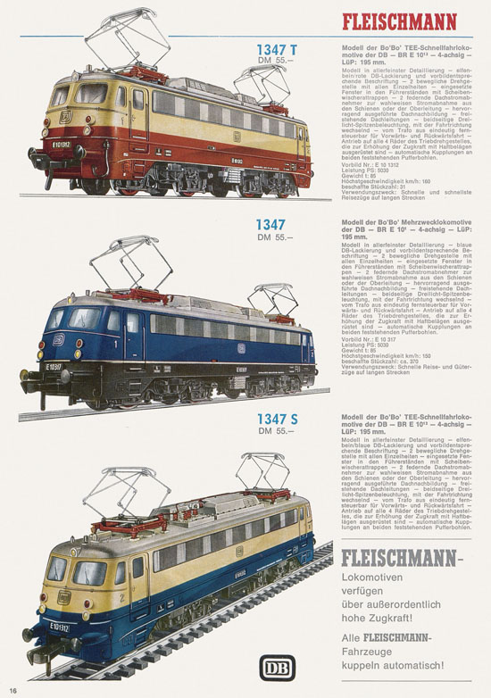 Fleischmann Katalog 1970