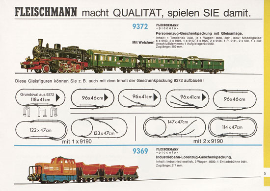 Fleischmann Piccolo Spur N Katalog 1970