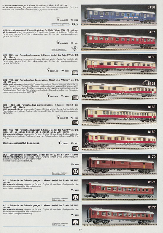 Fleischmann 10 Jahre piccolo Katalog 1979-1980