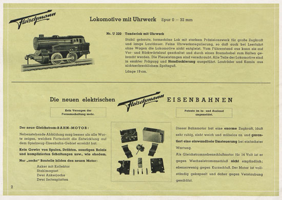 Fleischmann Katalog 1949