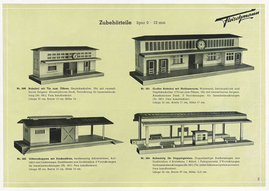 Fleischmann Katalog-Nachtrag 1950