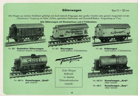 Fleischmann Katalog 1952