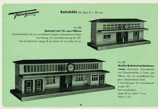 Fleischmann Katalog 1952