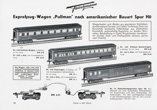 Fleischmann Katalog 1955